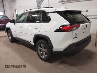 2023 Toyota RAV4 Hybrid XLE with VIN JTMRWRFV1PD180055, listed as a IAAI auction lot 41748593 with 40,487 mi miles. Bid and sale history available at carsss.com. Image 3.