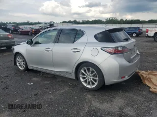 2012 Lexus CT 200h with VIN JTHKD5BH6C2089061, listed as a Copart auction lot 58827705 with 124,474 mi miles and Salvage title. Bid and sale history available at DreamBid. Image 2.
