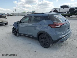 2023 Nissan Kicks SR with VIN 3N1CP5DV3PL568738, listed as a Copart auction lot 44018645 with 8,080 mi miles and Non Repairable. Bid and sale history available at carsss.com. Image 2.