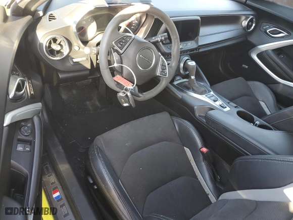 2021 Chevrolet Camaro 2SS with VIN 1G1FH1R77M0125648, listed as a Copart auction lot 85612204 with 19,513 mi miles and Salvage Title. Bid and sale history available at carsss.com. Image 8.