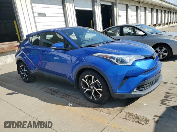 2018 Toyota C-HR XLE with VIN NMTKHMBX8JR037684, listed as a Copart auction lot 50486505 with 103,243 mi miles and Salvage Title. Bid and sale history available at DreamBid. Image 4.
