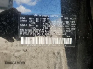 2020 Subaru Outback Limited z VIN 4S4BTALC0L3222886, wystawiony jako Copart lot #49278464 z przebiegiem 68 977 mil mil oraz Szkoda całkowita • Salvage title. Historia ofert i sprzedaży dostępna na DreamBid. Obrazek 12.