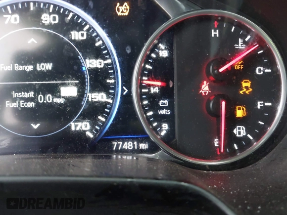 2021 Chevrolet Blazer RS with VIN 3GNKBERS4MS508899, listed as a IAAI auction lot 41728853 with 77,481 mi miles and . Bid and sale history available at DreamBid. Image 16.