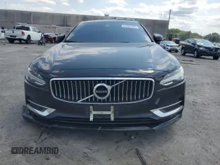2019 Volvo S90 Inscription with VIN LVYA22ML9KP110238, listed as a Copart auction lot 61596184 with 92,529 mi miles and Salvage Title. Bid and sale history available at carsss.com. Image 5.