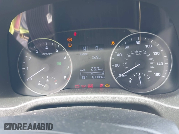 2017 Hyundai Elantra SE with VIN 5NPD74LF0HH133831, listed as a IAAI auction lot 41947010 with 83,784 mi miles and . Bid and sale history available at DreamBid. Image 7.