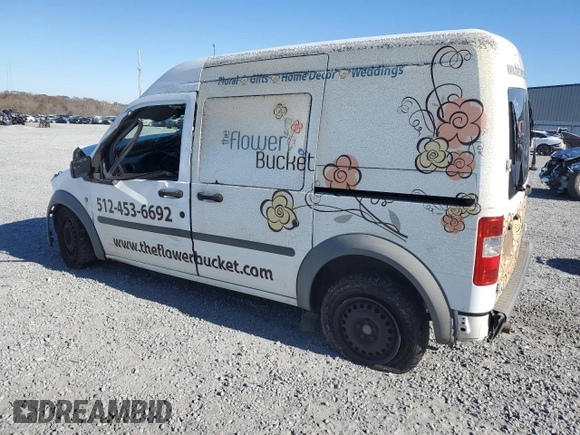 2013 Ford Transit Connect XL with VIN NM0LS6AN8DT175957, listed as a Copart auction lot 82592634 with 0 mi miles and Salvage Title. Bid and sale history available at carsss.com. Image 2.