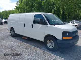 2017 Chevrolet Express Cargo z VIN 1GCZGHFF3H1244597, wystawiony jako IAAI lot #42318882 z przebiegiem 220 604 mil mil oraz . Historia ofert i sprzedaży dostępna na DreamBid. Obrazek 1.