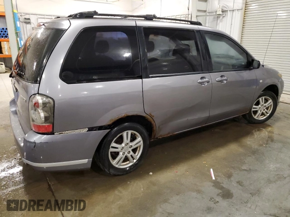 2004 Mazda MPV LX with VIN JM3LW28A440515066, listed as a Copart auction lot 61670365 with 106,995 mi miles and Clean title. Bid and sale history available at DreamBid. Image 3.