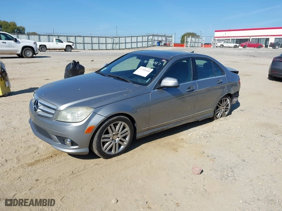 2008 Mercedes-Benz C-Class 3.0L Sport with VIN WDDGF54X88F087887, listed as a IAAI auction lot 40700660 with 190,436 mi miles. Bid and sale history available at carsss.com. Image 2.