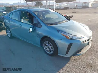 2019 Toyota Prius L Eco with VIN JTDKARFU3K3084191, listed as a IAAI auction lot 41732381 with 179,430 mi miles. Bid and sale history available at carsss.com. Image 1.