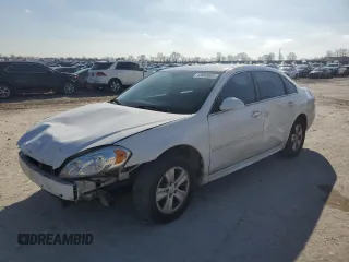 2012 Chevrolet Impala LS Fleet with VIN 2G1WF5E34C1216542, listed as a Copart auction lot 43608895 with 215,566 mi miles and Salvage Title. Bid and sale history available at DreamBid. Image 1.