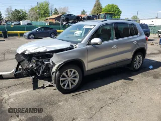 2017 Volkswagen Tiguan Wolfsburg Edition with VIN WVGSV7AX4HW513416, listed as a Copart auction lot 57971365 with 97,222 mi miles and Salvage title. Bid and sale history available at DreamBid. Image 1.