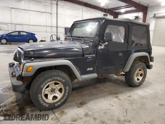 1997 Jeep Wrangler Sport with VIN 1J4FY19S8VP471139, listed as a Copart auction lot 60664255 with 126,710 mi miles and Clean title. Bid and sale history available at DreamBid. Image 1.