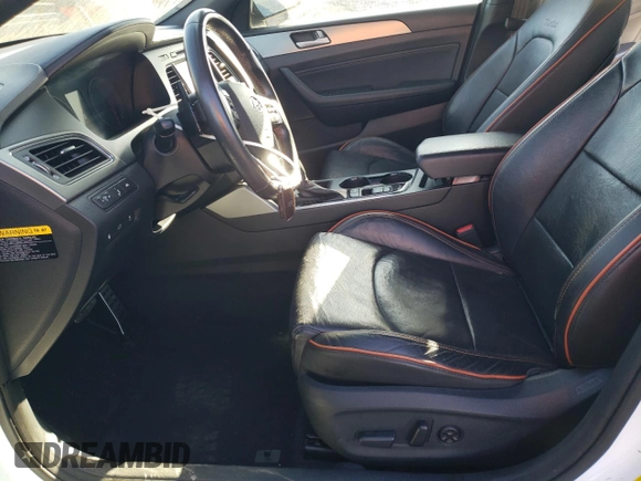 2015 Hyundai Sonata Sport with VIN 5NPE34AB5FH043748, listed as a Copart auction lot 42813165 with 91,769 mi miles and Salvage Title. Bid and sale history available at carsss.com. Image 7.
