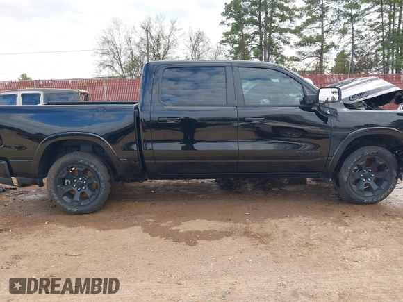 2025 Ram 1500 Big Horn with VIN 1C6SRFFP4SN560753, listed as a IAAI auction lot 41143013 with 1 mi miles. Bid and sale history available at carsss.com. Image 14.