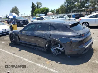 2024 Porsche Taycan 4 with VIN WP0BA2Y16RSA60206, listed as a Copart auction lot 62514854 with 753 mi miles and Salvage title. Bid and sale history available at DreamBid. Image 2.