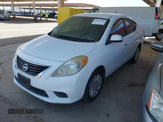 2012 Nissan Versa SV with VIN 3N1CN7AP9CL848021, listed as a IAAI auction lot 42153195 with 155,770 mi miles. Bid and sale history available at carsss.com. Image 2.