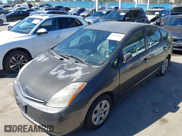 2007 Toyota Prius with VIN JTDKB20U273224400, listed as a IAAI auction lot 41855291 with 185,086 mi miles. Bid and sale history available at carsss.com. Image 6.