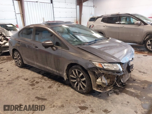 2015 Honda Civic EX-L with VIN 2HGFB2F96FH515130, listed as a IAAI auction lot 41624438 with 180,891 mi miles and . Bid and sale history available at DreamBid. Image 1.