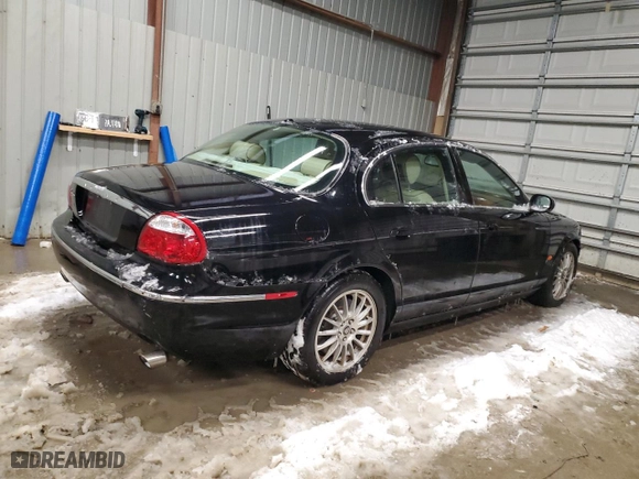 2007 Jaguar S-Type 3.0 with VIN SAJWA01A87FN74742, listed as a Copart auction lot 41638325 with 96,393 mi miles and Salvage Title. Bid and sale history available at carsss.com. Image 3.