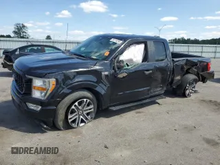 2022 Ford F-150 XL z VIN 1FTEX1CP7NKE68769, wystawiony jako Copart lot #55115295 z przebiegiem 53 376 mil mil oraz Szkoda całkowita • Salvage title. Historia ofert i sprzedaży dostępna na DreamBid. Obrazek 1.
