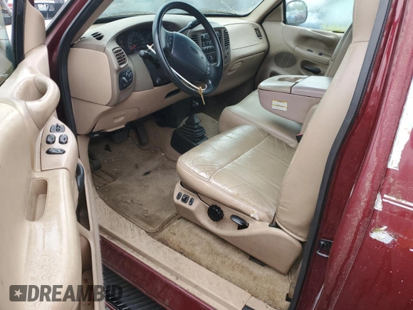 1997 Ford F-150 XL with VIN 1FTDX18W6VKC64721, listed as a Copart auction lot 57935585 with 180,222 mi miles and Clean title. Bid and sale history available at DreamBid. Image 8.