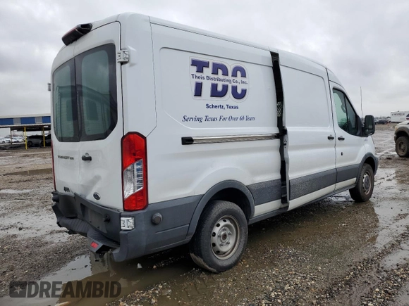 2018 Ford Transit with VIN 1FTYR2CM2JKB34520, listed as a Copart auction lot 89139775 with 129,020 mi miles and Salvage Title. Bid and sale history available at carsss.com. Image 3.
