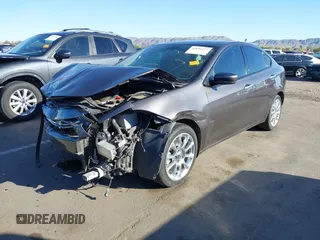 2015 Dodge Dart Limited with VIN 1C3CDFCB0FD112725, listed as a IAAI auction lot 41836277 with 119,860 mi miles. Bid and sale history available at carsss.com. Image 2.