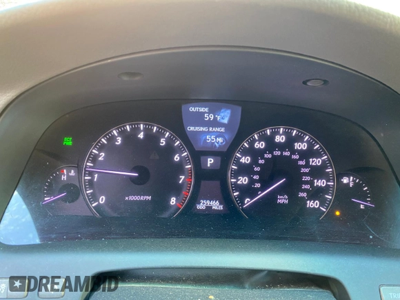 2007 Lexus LS 460 with VIN JTHBL46F875038347, listed as a Copart auction lot 56106155 with 259,466 mi miles and Clean Title. Bid and sale history available at DreamBid. Image 8.