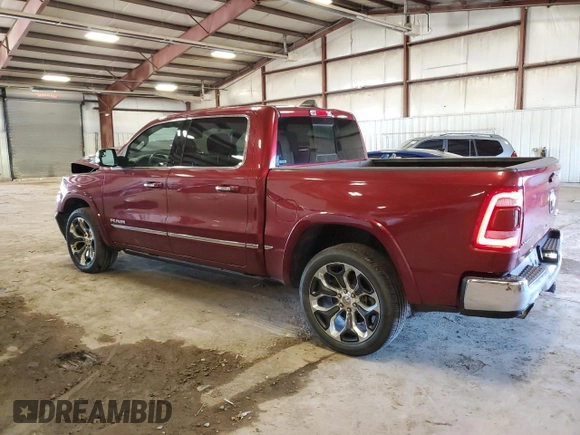 2021 Ram 1500 Limited with VIN 1C6SRFHT9MN501081, listed as a Copart auction lot 56568305 with 201,899 mi miles and Non repairable. Bid and sale history available at DreamBid. Image 2.