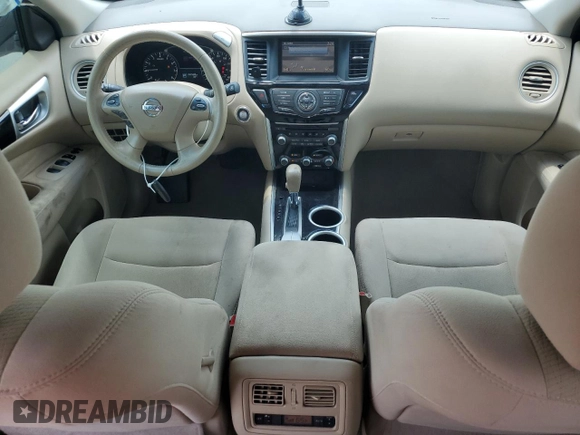 2015 Nissan Pathfinder SV with VIN 5N1AR2MN9FC712585, listed as a Copart auction lot 58863605 with 160,588 mi miles and Salvage title. Bid and sale history available at DreamBid. Image 8.