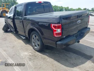 2020 Ford F-150 XL with VIN 1FTEW1E58LKE77945, listed as a IAAI auction lot 42487753 with 88,218 mi miles and . Bid and sale history available at DreamBid. Image 3.