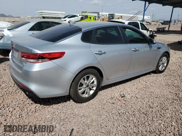2018 Kia Optima LX with VIN 5XXGT4L33JG234247, listed as a Copart auction lot 51305975 with 124,071 mi miles and Salvage Title. Bid and sale history available at carsss.com. Image 3.
