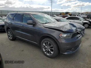 2020 Dodge Durango GT Plus with VIN 1C4RDJDG4LC123411, listed as a Copart auction lot 47147375 with 127,186 mi miles and Salvage title. Bid and sale history available at DreamBid. Image 4.