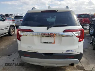 2021 GMC Acadia SLE with VIN 1GKKNKLA1MZ132040, listed as a Copart auction lot 43847995 with 91,777 mi miles and Salvage Title. Bid and sale history available at DreamBid. Image 6.