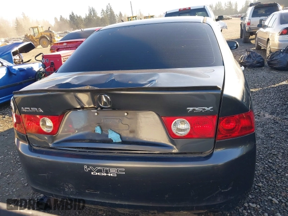 2004 Acura TSX w/Navigation with VIN JH4CL96984C000085, listed as a IAAI auction lot 41412527 with 217,532 mi miles. Bid and sale history available at carsss.com. Image 16.