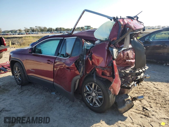 2018 GMC Acadia SLT with VIN 1GKKNMLS0JZ107811, listed as a Copart auction lot 72586874 with Not provided miles and Non repairable. Bid and sale history available at DreamBid. Image 2.