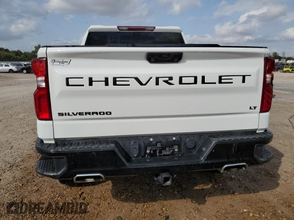 2022 Chevrolet Silverado 1500 LT Trail Boss with VIN 3GCUDFELXNG514100, listed as a Copart auction lot 77884984 with 43,881 mi miles and Salvage Title. Bid and sale history available at DreamBid. Image 6.