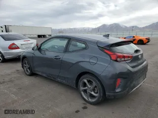 2019 Hyundai Veloster 2.0 Premium with VIN KMHTG6AF3KU016621, listed as a Copart auction lot 43962805 with 54,952 mi miles and Salvage Title. Bid and sale history available at carsss.com. Image 2.