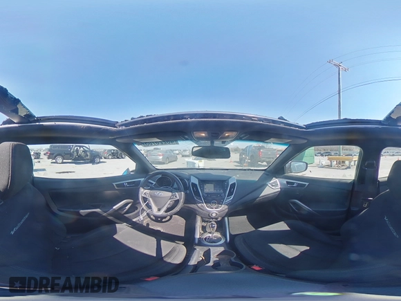 2017 Hyundai Veloster Value Edition with VIN KMHTC6AD3HU324388, listed as a Copart auction lot 48228705 with 82,668 mi miles and Salvage Title. Bid and sale history available at carsss.com. Image 12.