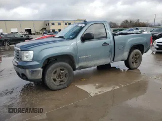 2007 GMC Sierra 1500 Work Truck with VIN 1GTEC14C07Z580024, listed as a Copart auction lot 86015554 with 160,399 mi miles and Salvage title. Bid and sale history available at DreamBid. Image 1.
