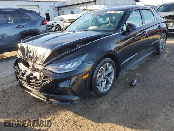 2020 Hyundai Sonata SEL z VIN 5NPEL4JA8LH054018, wystawiony jako Copart lot #46844565 z przebiegiem 44 712 mil mil oraz Szkoda całkowita • Salvage title. Historia ofert i sprzedaży dostępna na DreamBid. Obrazek 1.