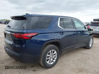 2023 Chevrolet Traverse LS with VIN 1GNERFKW6PJ221839, listed as a IAAI auction lot 42064680 with 41,183 mi miles and . Bid and sale history available at DreamBid. Image 4.