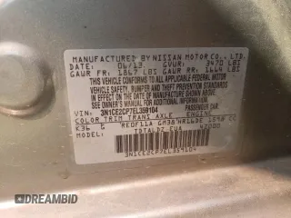 2014 Nissan Note S with VIN 3N1CE2CP7EL359104, listed as a Copart auction lot 60210585 with 65,508 mi miles and Salvage title. Bid and sale history available at DreamBid. Image 12.
