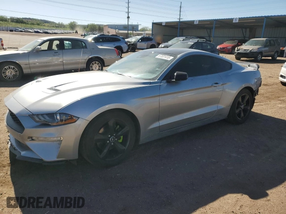 2021 Ford Mustang EcoBoost with VIN 1FA6P8TH9M5107634, listed as a Copart auction lot 57331415 with 79,159 mi miles and Salvage title. Bid and sale history available at DreamBid. Image 1.