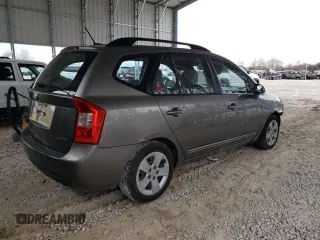 2009 Kia Rondo LX with VIN KNAFG526297252855, listed as a Copart auction lot 84956504 with 83,351 mi miles and Salvage Title. Bid and sale history available at carsss.com. Image 3.