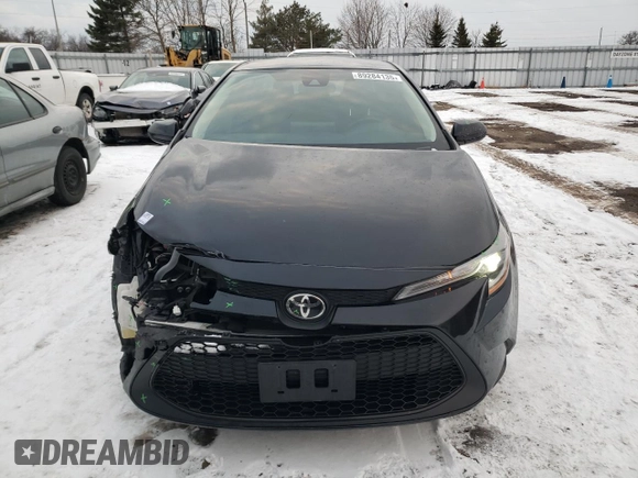 2021 Toyota Corolla L with VIN 5YFBPMBE3MP267133, listed as a Copart auction lot 89284135 with 59,498 mi miles and Salvage Title. Bid and sale history available at carsss.com. Image 5.
