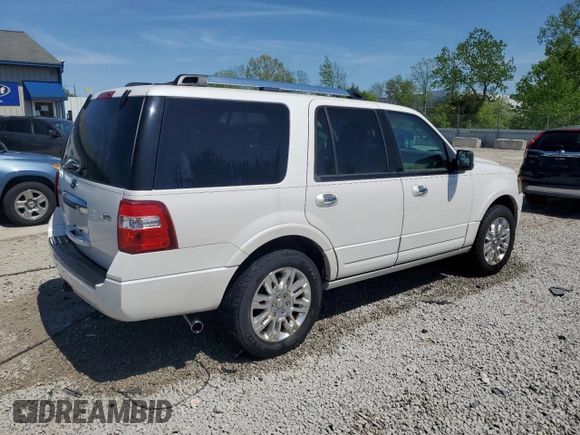 2013 Ford Expedition Limited с VIN 1FMJU1K54DEF41175, выставлен на аукционе Copart как лот 54819105 с пробегом 167 837 миль миль и На запчасти • Non repairable. История ставок и продаж доступна на DreamBid. Изображение 3.