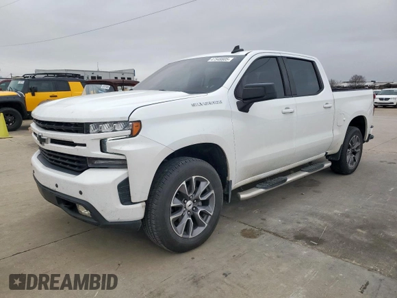 2021 Chevrolet Silverado 1500 RST with VIN 1GCPWDED7MZ122954, listed as a Copart auction lot 47548805 with 53,460 mi miles and Clean Title. Bid and sale history available at carsss.com. Image 1.