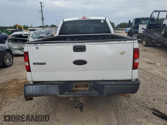 2006 Ford F-150 STX with VIN 1FTRX14W86KC45150, listed as a Copart auction lot 70202854 with 0 mi miles and Salvage Title. Bid and sale history available at carsss.com. Image 6.